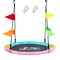 40 Inch Indoor Outdoor Flying Saucer Tree Swing with Hanging Strap